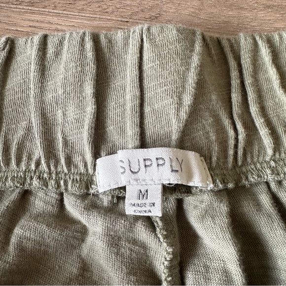 Zsupply Yara Slab Pants Green Wide Leg Sz M - Picture 3 of 5